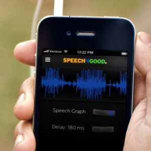 Image de l’application Speech4Good sur un smartphone