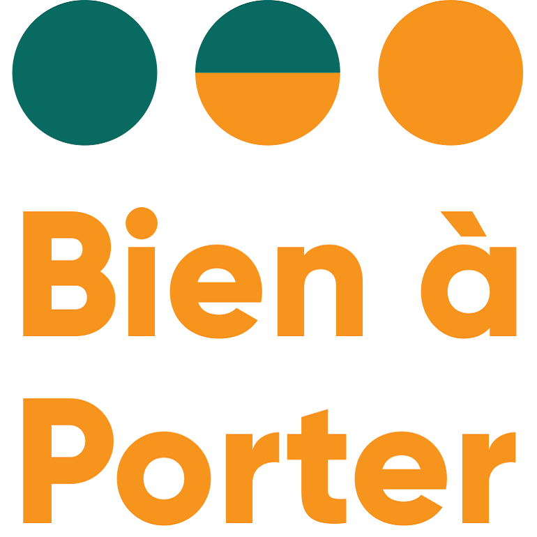 Diapo 4 : Logo du label 'Bien à porter'.