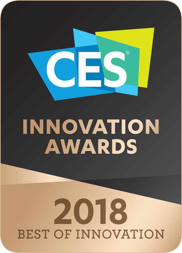 Diapo 3 : Logo des CES innovation awards 2018