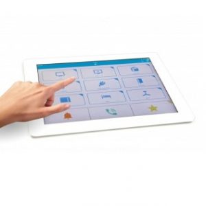 Tablette affichant l’interface de BJ Control +.