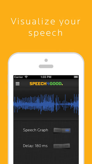 Diapo 2 : application speech4good interface