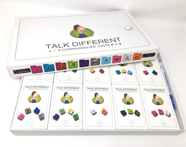 Diapo 5 : boite de jeux éducatifs talk different