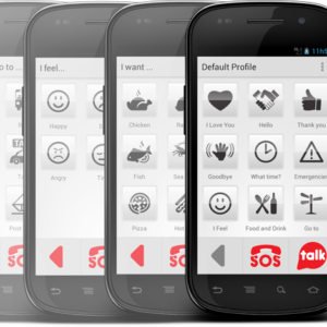 Image de l’application HelpTalk sur smartphone