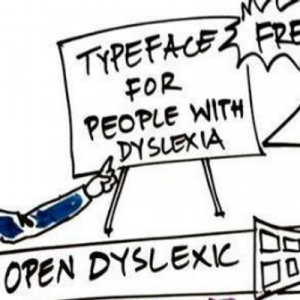 image représentant la police d’écriture open dyslexic