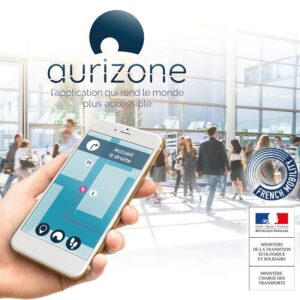 L’application Aurizone sur un smartphone