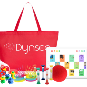 Image jeux, tablette et sac Dynseo