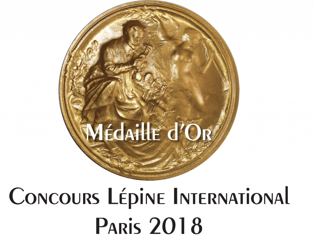 Diapo 5 : Médaille_d'or_wyes_Concours_Lépine_2018 (002)