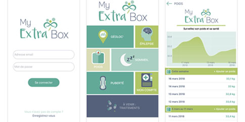 Diapo 3 : Image de l'application My Extra'Box