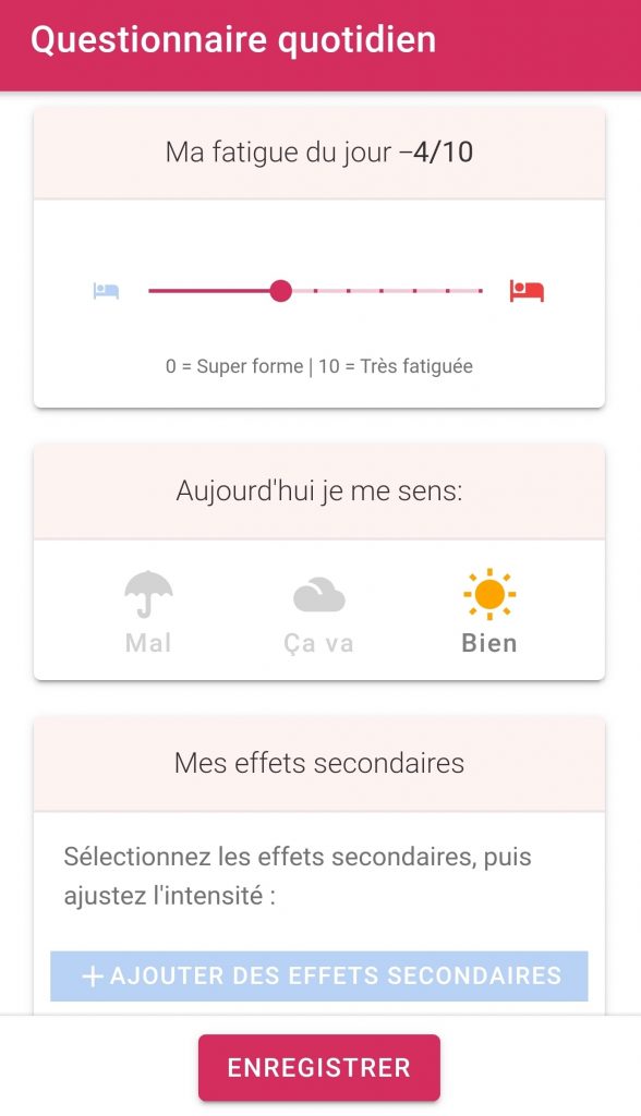 Diapo 2 : Visuel de l'application MyCharlotte