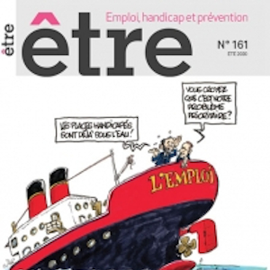 Une du magazine être coupé pur qu’elle forme un carré, un bateau nommé emploi semble être au bord du naufrage