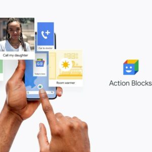 Personne utilisant Action Blocks