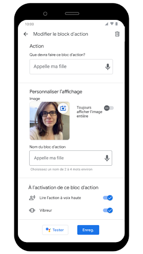 Diapo 3 : Comment mettre en place un raccourci pour appeler sa fille