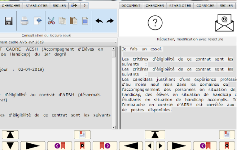 Diapo 4 : Image de la fonction 'rédaction, modification, relecture' du logiciel ADELE-TEAM